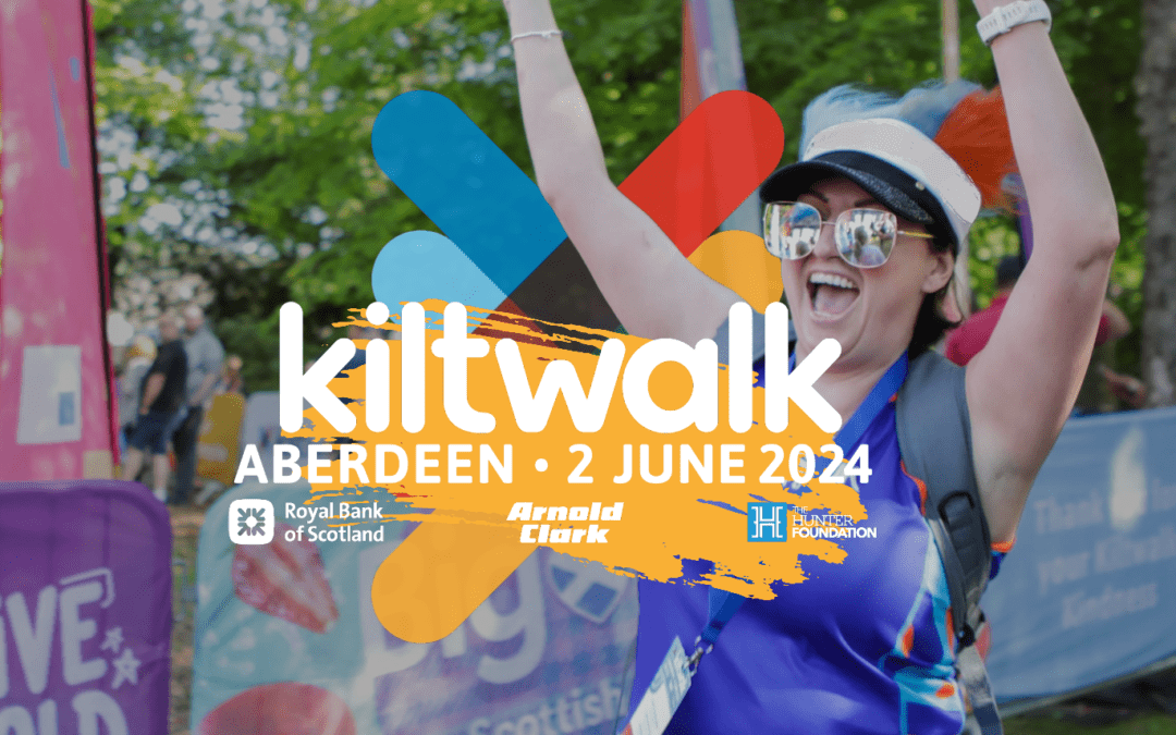 Fundraise for the Cairngorms Trust, in the Kiltwalk Aberdeen